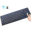 Original Rii i12plus Wireless Keyboard with Touchpad Russian Spanish French  English Version for PC Smart TV IPTV Android TV Box