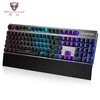 Motospeed CK108 Mechanical Keyboard USB Wired Gaming Keyboard Blue/Black Switch with 18 Backlight Mode for Desktop Laptop Gamer