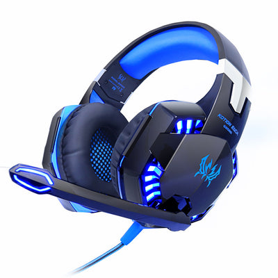 Kotion EACH G2000 Computer Stereo Gaming Headphones Best casque Deep Bass Game Earphone Headset with Mic LED Light for PC Gamer