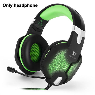 3.5mm Gaming Headphone  Gaming Headset Casque Gamer Stereo Headphone With Microphone Mic Led light Game Headsets For PC Computer