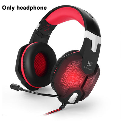 3.5mm Gaming Headphone  Gaming Headset Casque Gamer Stereo Headphone With Microphone Mic Led light Game Headsets For PC Computer