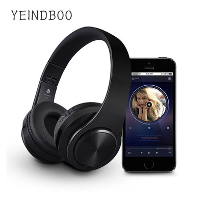 YEINDBOO B7Wireless Headphones Bluetooth Headset Foldable Headphone Adjustable Earphones With Microphone For PC mobile phone Mp3