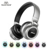 Sound Intone P60 Bluetooth Headphone Bass Wireless Headphones 7 Colors Glow With MIC Support TF Card For Phone Xiaomi iPhone PC