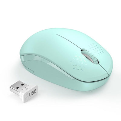 SeenDa 2.4GHz USB Wireless Mouse Portable Office Mute Mice for Notebook PC Laptop Mini Silent Mouse 1600 DPI Computer Mouses