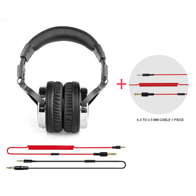 Oneodio Professional Studio Headphones DJ Stereo Headphones Studio Monitor Gaming Headset 3.5mm 6.3mm Cable For Xiaomi Phones PC