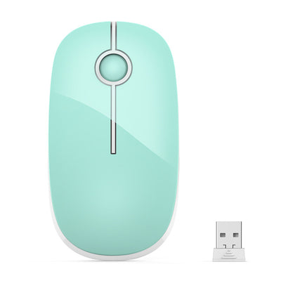 Jelly Comb 2.4G USB Wireless Mouse for Laptop Ultra Slim Silent Mouse For Computer PC Notebook Office School Optical Mute Mice