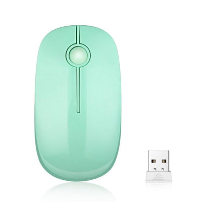 Jelly Comb 2.4G USB Wireless Mouse for Laptop Ultra Slim Silent Mouse For Computer PC Notebook Office School Optical Mute Mice